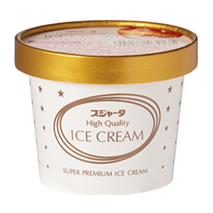 濃厚な乳といちごの風味が特長です。クッキーの食感がアクセントになっています。