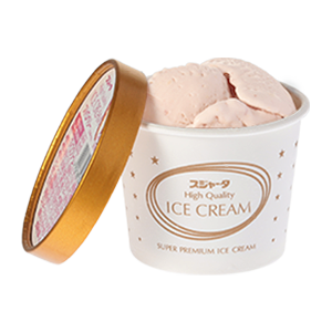 空気含有量を大幅に低くし、アイスクリームの密度を高めることで、濃厚な味わいを演出しています。
