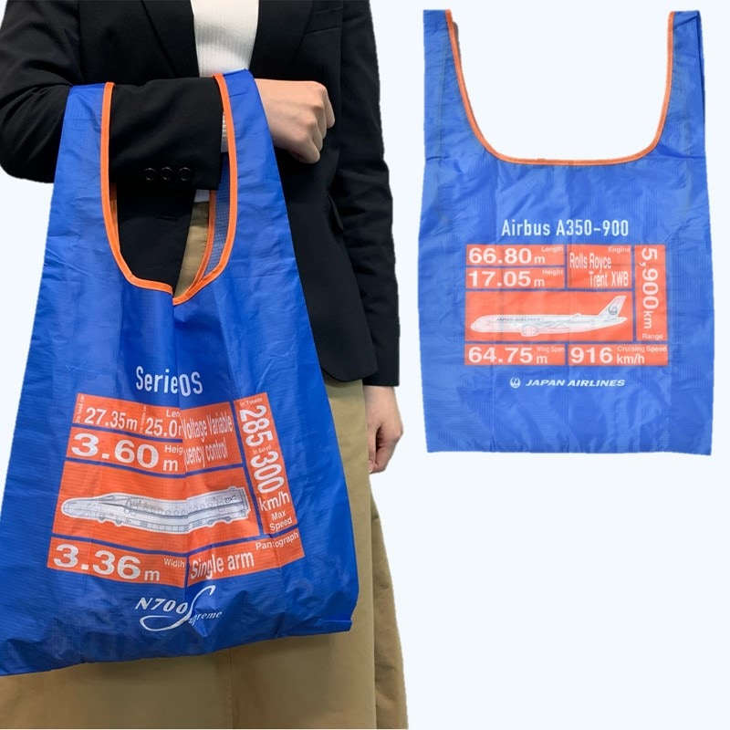 使用例<br>
片面にはAIRBUS A350-900のデザイン