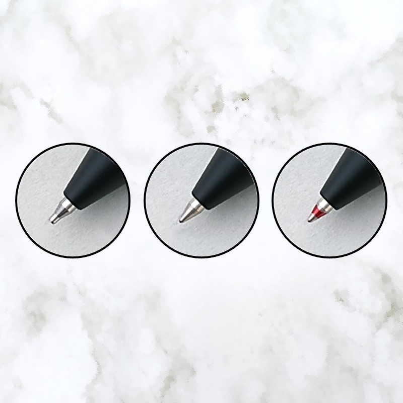 ペンシル芯径：0.5ｍｍ、ボールペン芯：0.5mm（ブラック・レッド）
スクリプト ボールペン替芯0.7mmも使えます。