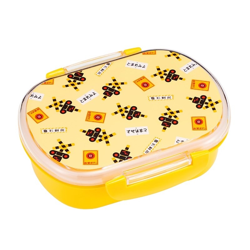 てつどうお弁当箱　踏切柄