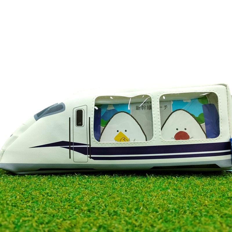 同時発売の新幹線ポーチに乗せてお出かけしてください🍙