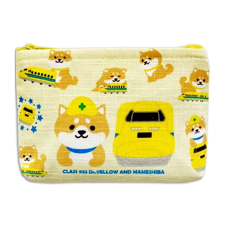 【豆柴×ドクターイエロー】カードケース