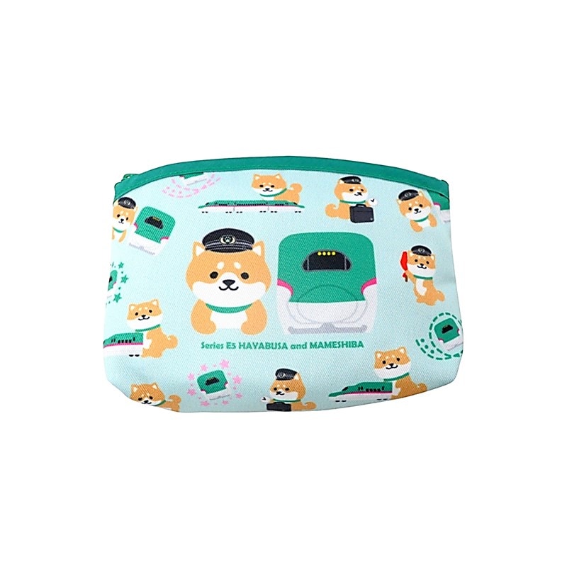 【豆柴×E5はやぶさ】ポーチ