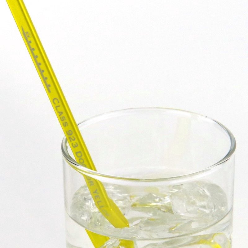 東海道新幹線再生アルミストロー 【ドクターイエロー】