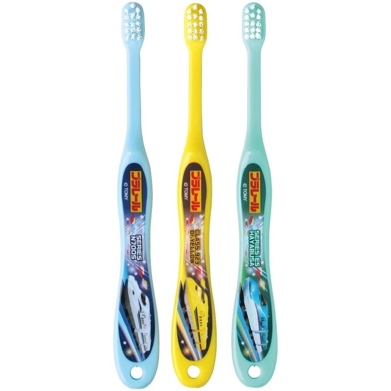 【プラレール】乳児用歯ブラシ　3本セット