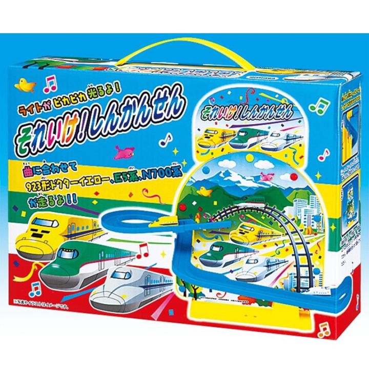 非売品 JR東海 東海道新幹線100系 七宝焼絵皿　未使用　贈答品 おふろDEミニカー E7系北陸新幹線かがやき (ブルー/ホワイト