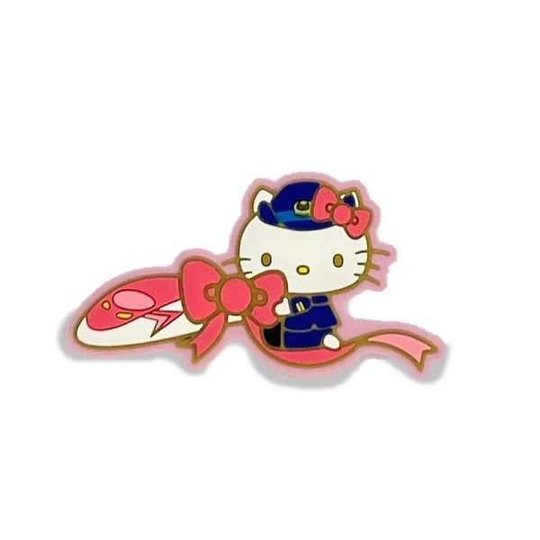 ハローキティ新幹線 ラバーマグネット Ribbon