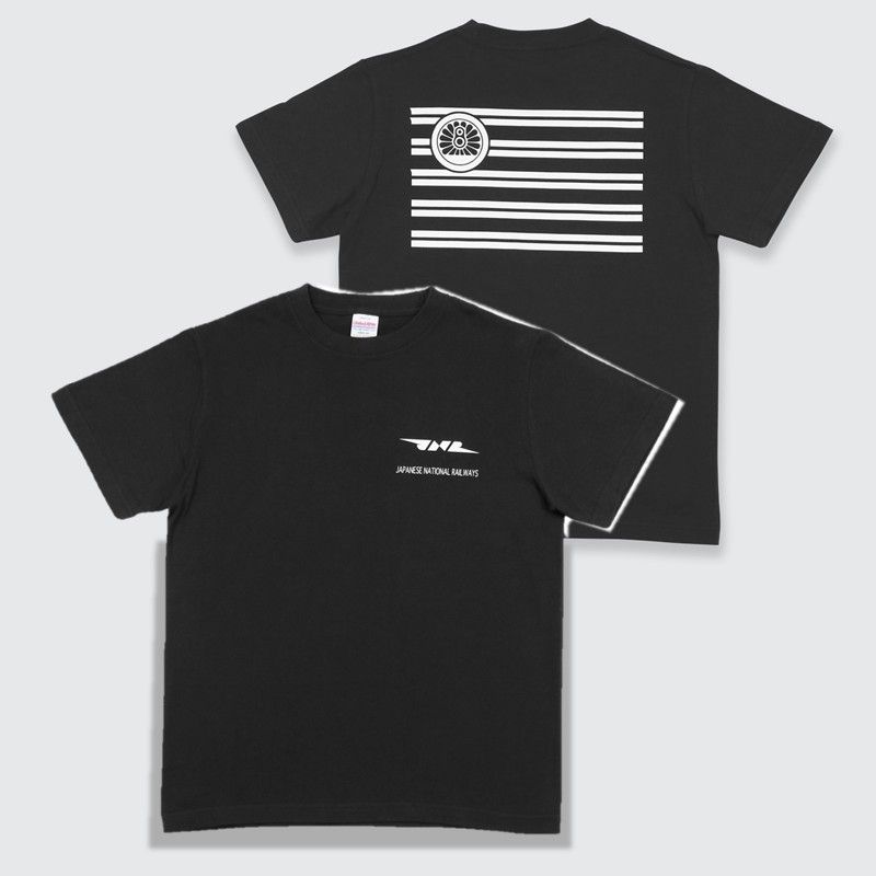 「日本国有鉄道」マークＴシャツ（ブラック）