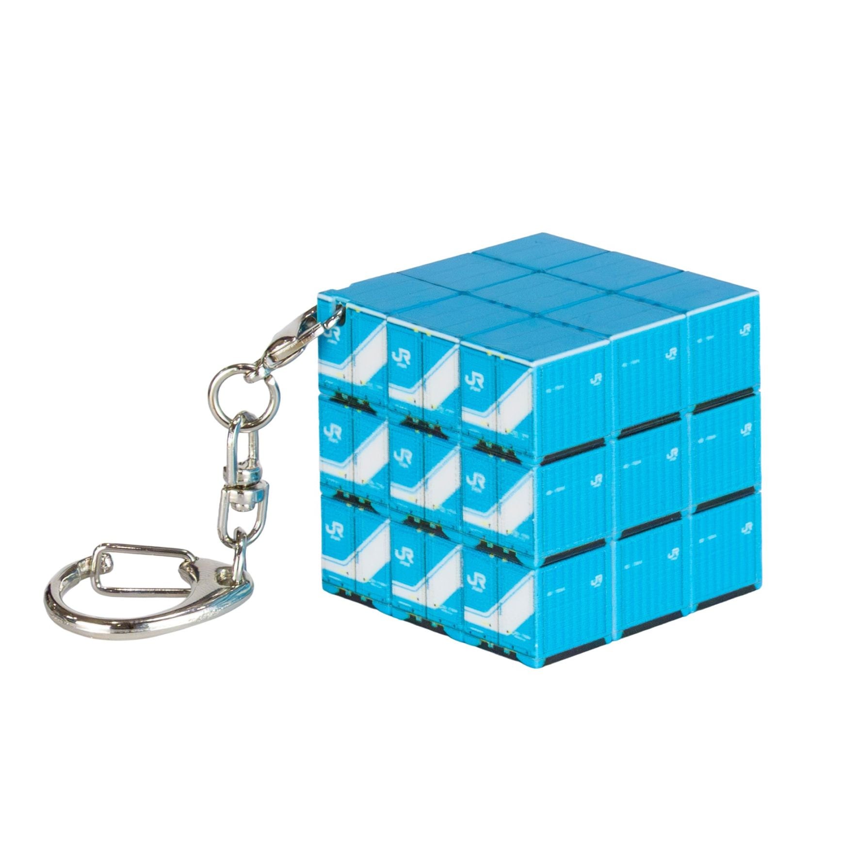 JR貨物 18D形式コンテナ キューブパズルキーホルダー