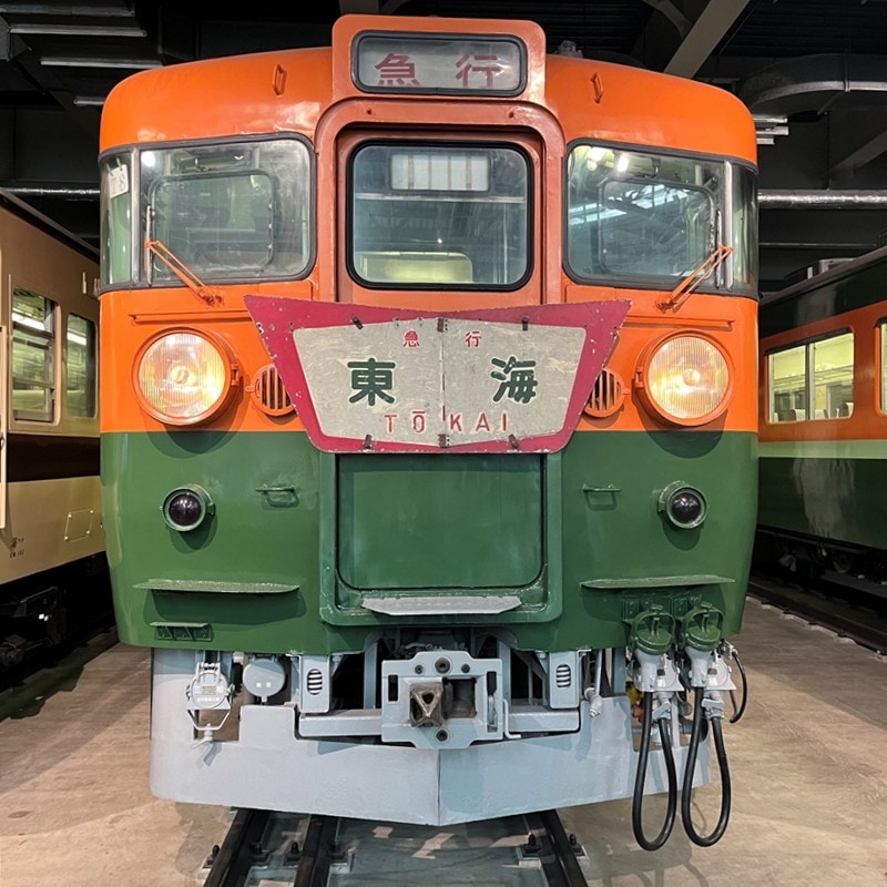 　1963（昭和38）年に登場した国鉄の急行形電車です。165系の登場以前、東海道本線等の平坦な区間で活躍していた急行形電車「153系」は主電動機等の出力不足による過熱が問題となっていたほか、山陽本線の瀬野～八本松間（通称セノハチ）では連続勾配に対応するために補助機関車の連結を必要としていました。<br>
　そこで、主電動機の出力を従来形より20％ほどアップしたMT54形主電動機を採用し、勾配線区・寒冷地向けに誕生したのが「165系」です。信越本線、上越線、中央本線などで使用されました。また、急行「アルプス」等の山岳夜行列車としても活躍しました。<br>
　JR東海では、急行「東海」、「富士川」、「伊那路」や「大垣夜行」にも使用されたほか、ジョイフルトレイン「ゆう・ゆう東海」としても活躍しました。また、JR東日本では展望電車「パノラマエクスプレスアルプス」のほか、「なのはな」や「メルヘン」などでも活躍しました。<br>