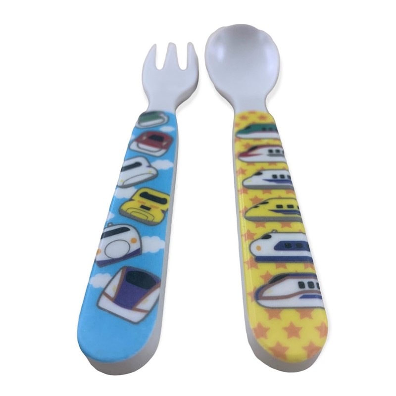 新幹線バンブーファイバー スプーンフォークセット