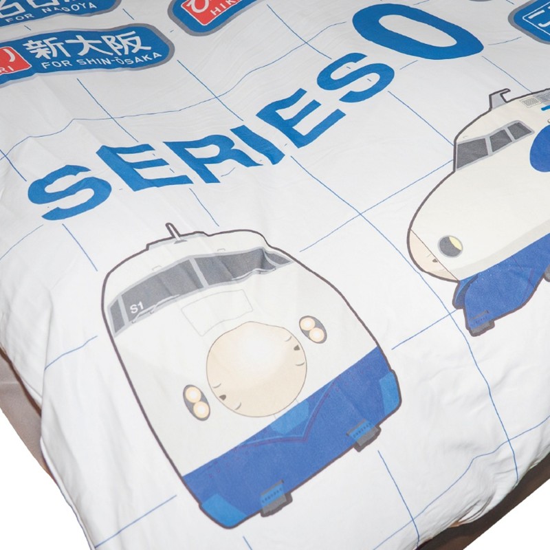 鉄道モチーフ 布団カバー　新幹線0系方向幕柄