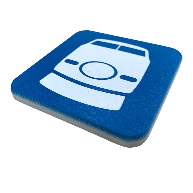 珪藻土コースター（新幹線100系ピクトグラム）