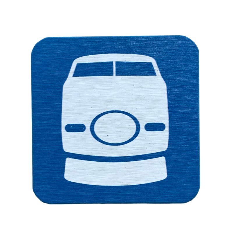 珪藻土コースター（新幹線100系ピクトグラム）