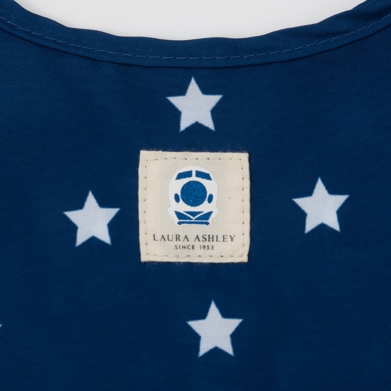 コンパクトエコバッグ Stars 【ローラ アシュレイ×東海道新幹線】