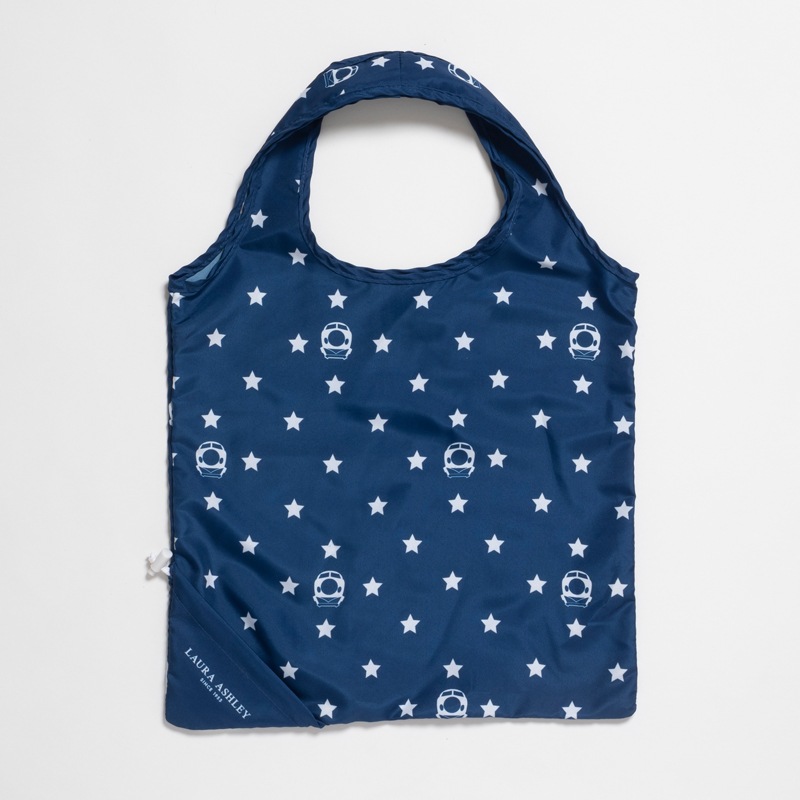 コンパクトエコバッグ Stars 【ローラ アシュレイ×東海道新幹線】