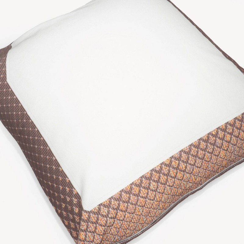 鉄道モチーフ クッションカバー　N700Sグリーン車座席モケット柄