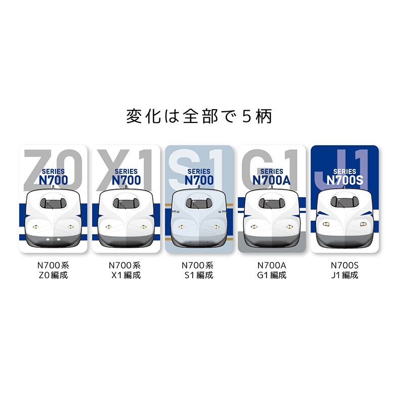 チェンジングトレインステッカー（N700系/N700A/N700S）