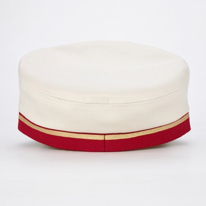 キッズ用鉄道員帽子　白（運転手・車掌・駅員）