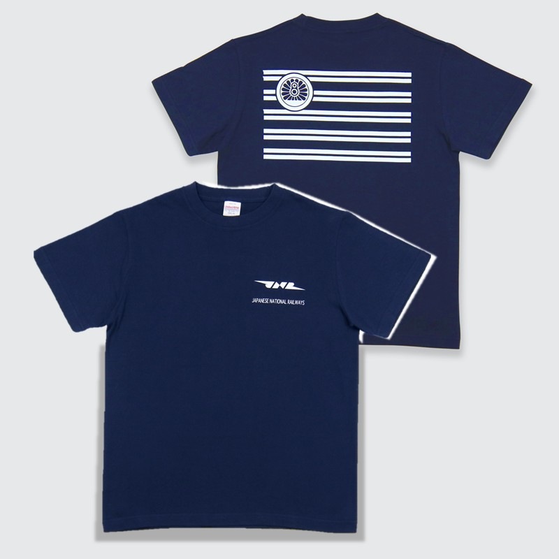 「日本国有鉄道」マークＴシャツ（ネイビー）