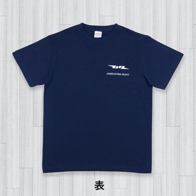 「日本国有鉄道」マークＴシャツ（ネイビー）
