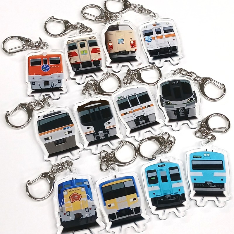 紀勢本線トレーディングアクリルキーホルダー（全13種）※BOX販売