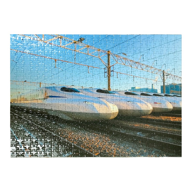 東海道・山陽新幹線大集合！ジグソーパズル500P（大井車両基地）