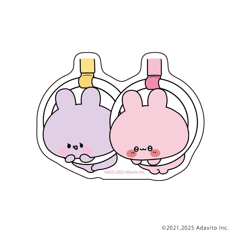 みーちゃん ダイカットステッカーA・B・C（全3種）「あさみみちゃん」（描き