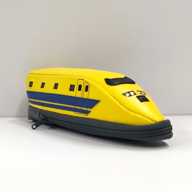 ☆新品タグ付き☆familiar×JR東海　コラボ　ドクターイエロー　ペンケース ファミリア 限定コラボ JR東海 ドクターイエロー ペンケース