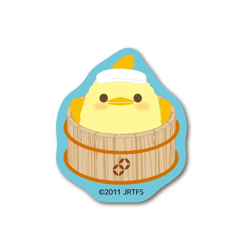 フレークシール13柄×２枚【ぴよりん×温泉】