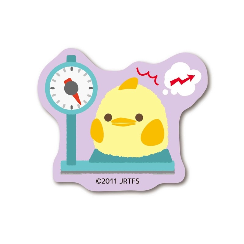 フレークシール13柄×２枚【ぴよりん×温泉】