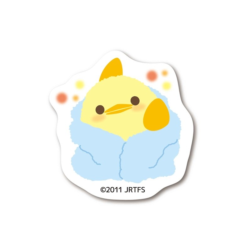 フレークシール13柄×２枚【ぴよりん×温泉】