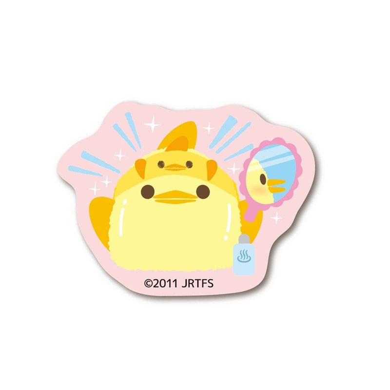 フレークシール13柄×２枚【ぴよりん×温泉】