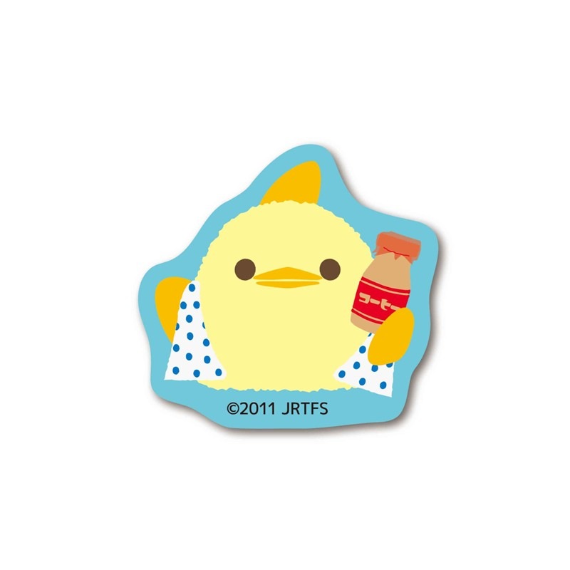 フレークシール13柄×２枚【ぴよりん×温泉】