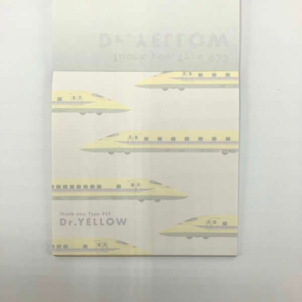 ありがとうドクターイエロー スクエアメモパッド