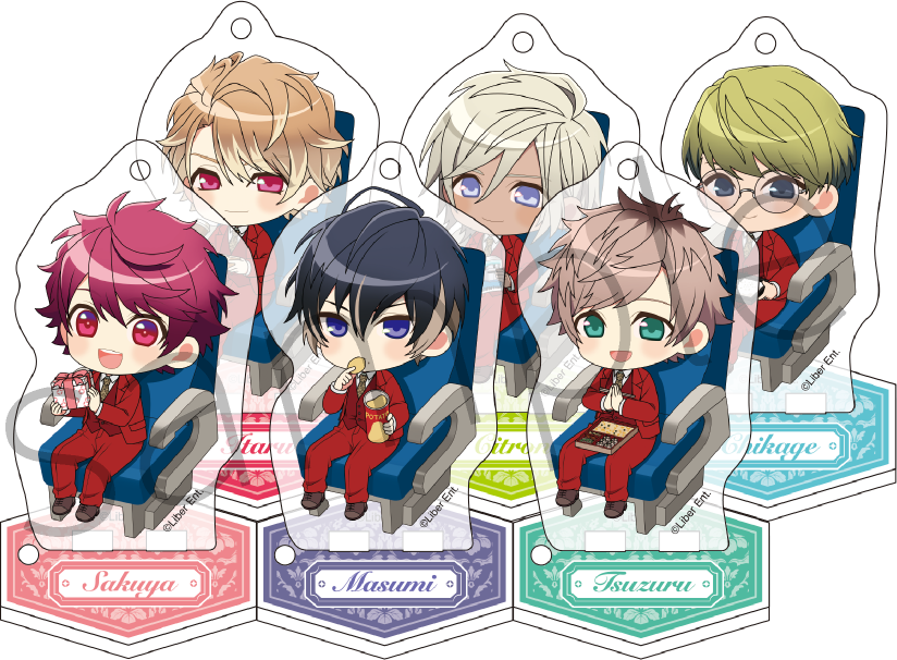 トレーディングアクリルスタンドキーホルダー【春組・夏組】BOX（全12種）