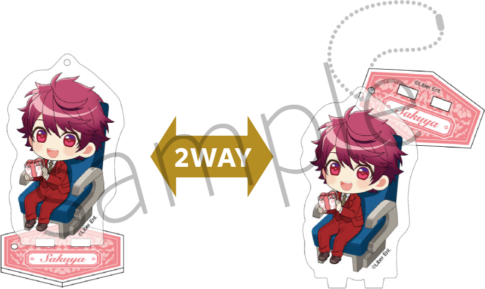 トレーディングアクリルスタンドキーホルダー【春組・夏組】BOX（全12種）