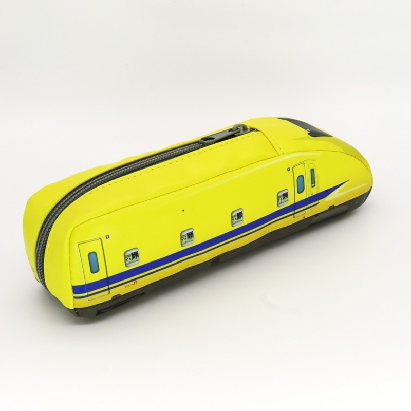 ☆新品タグ付き☆familiar×JR東海　コラボ　ドクターイエロー　ペンケース ファミリア 限定コラボ JR東海 ドクターイエロー ペンケース