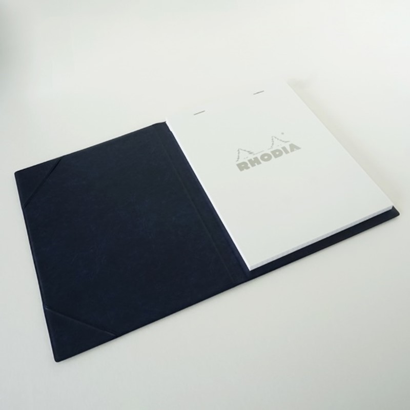 【RHODIA×新幹線】N700Sロゴ入りカバー（ネイビー）＋ロディアメモNo.16（ホワイト）