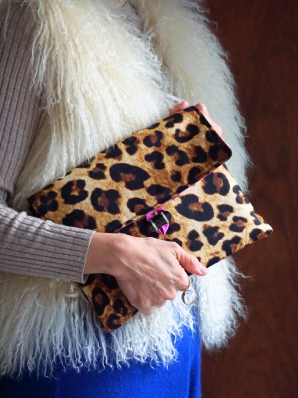 レオパード柄 ❁249〜254 25AW新作】レオパードクラッチバッグ | ACCESSORIES | ko by keiko