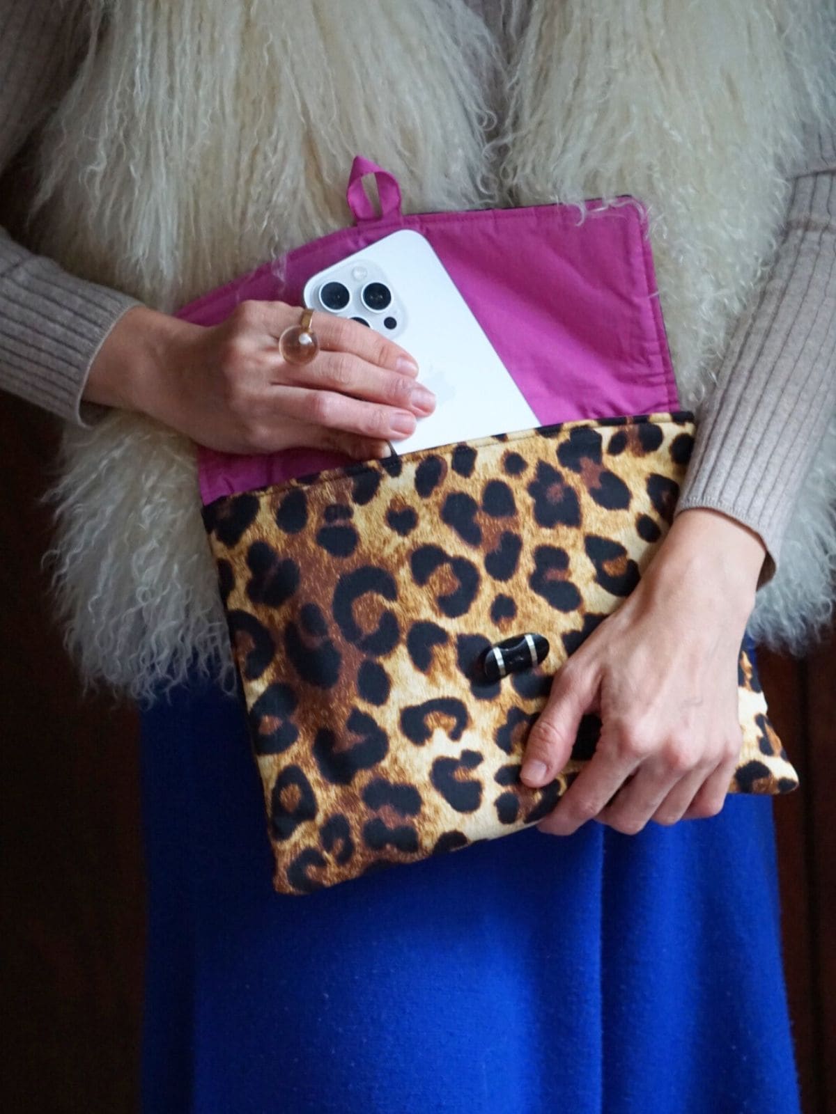 25AW新作】レオパードクラッチバッグ | ACCESSORIES | ko by keiko