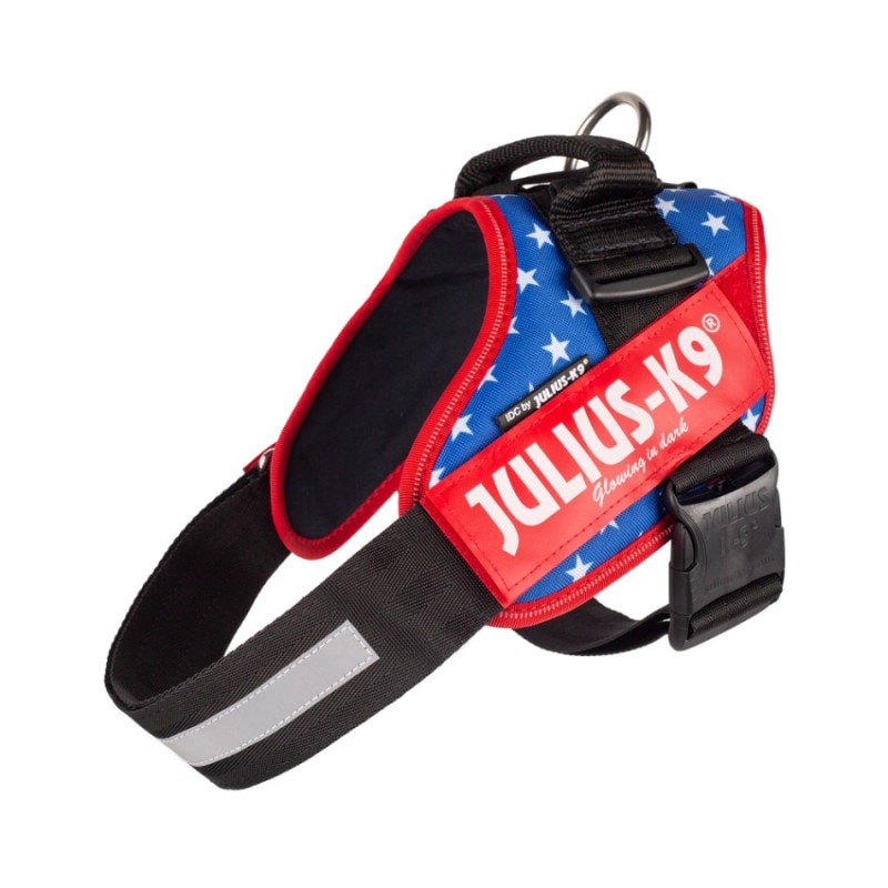 【廃盤カラー】IDC® Powerharness (IDC®パワーハーネス - アメリカン＆ユニオンジャック) Size0～3 中・大型犬用