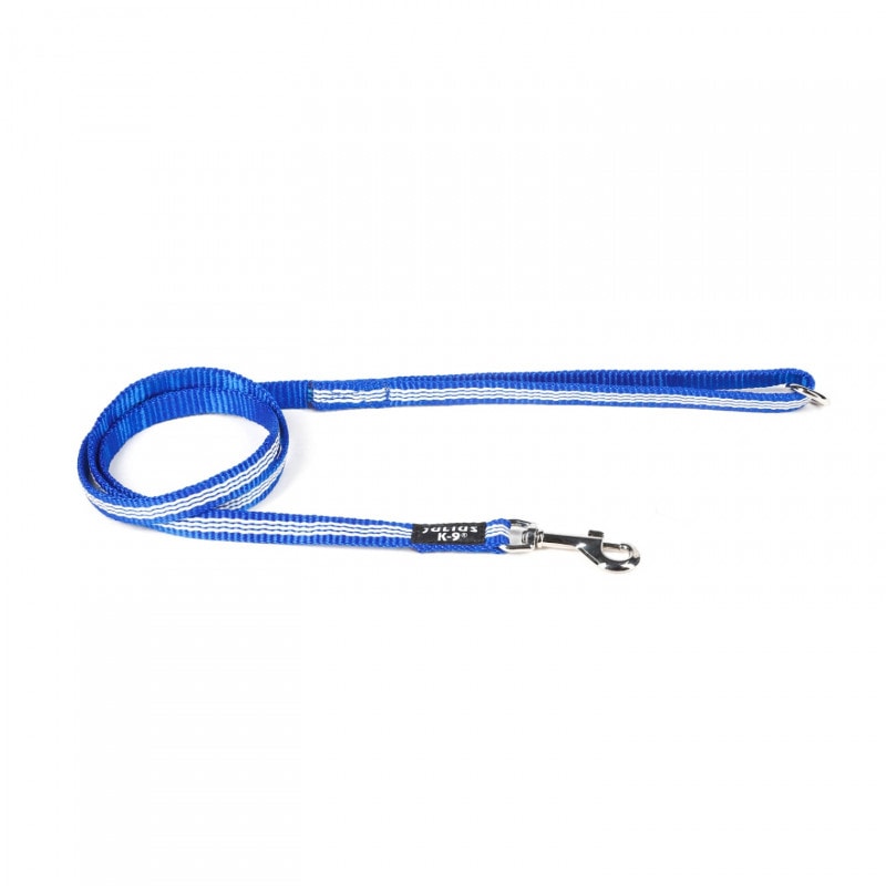 IDC Tubular webbing leash - with handle (IDCリード - ハンドル、Ｏリング付き)