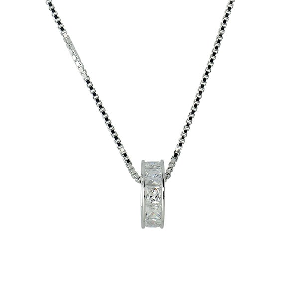 キュービックジルコニア　リングペンダント