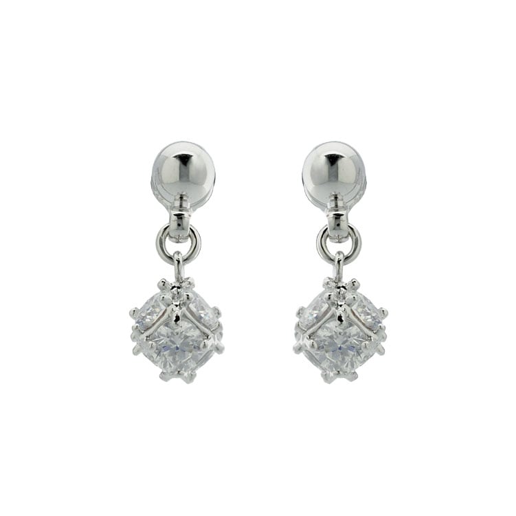 キュービックボール　イヤリング