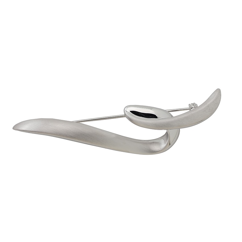 モダンモチーフ　デザインブローチ ロジュームカラー