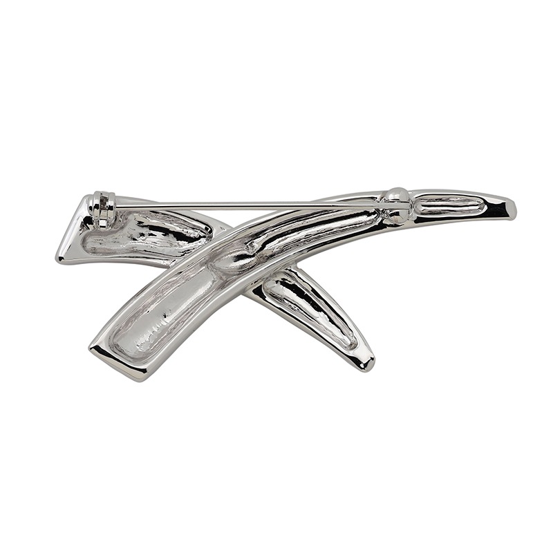 モダンモチーフ　デザインブローチ ロジュームカラー