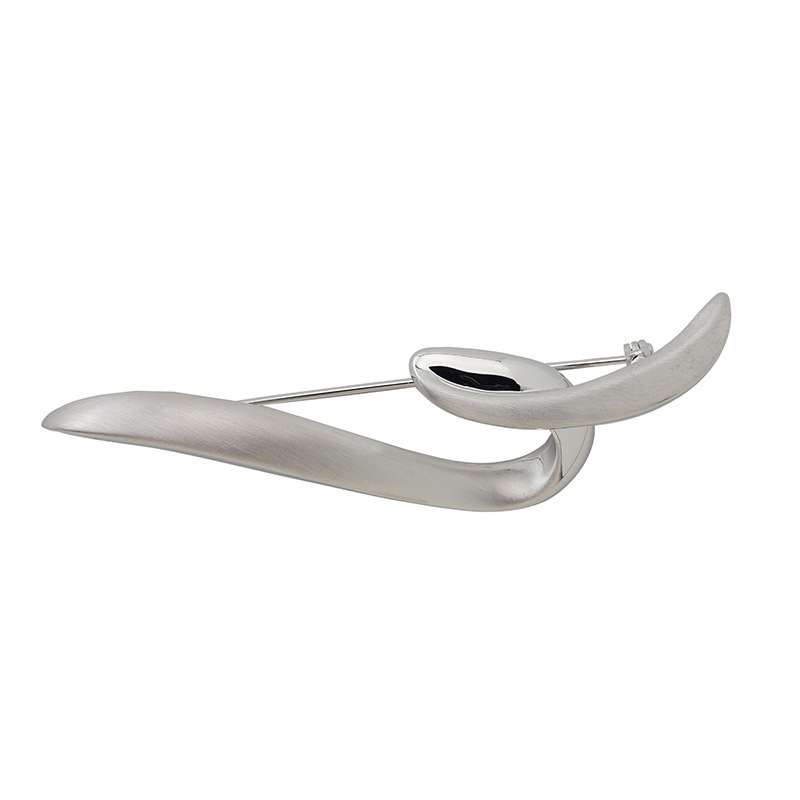 モダンモチーフ　デザインブローチ ロジュームカラー