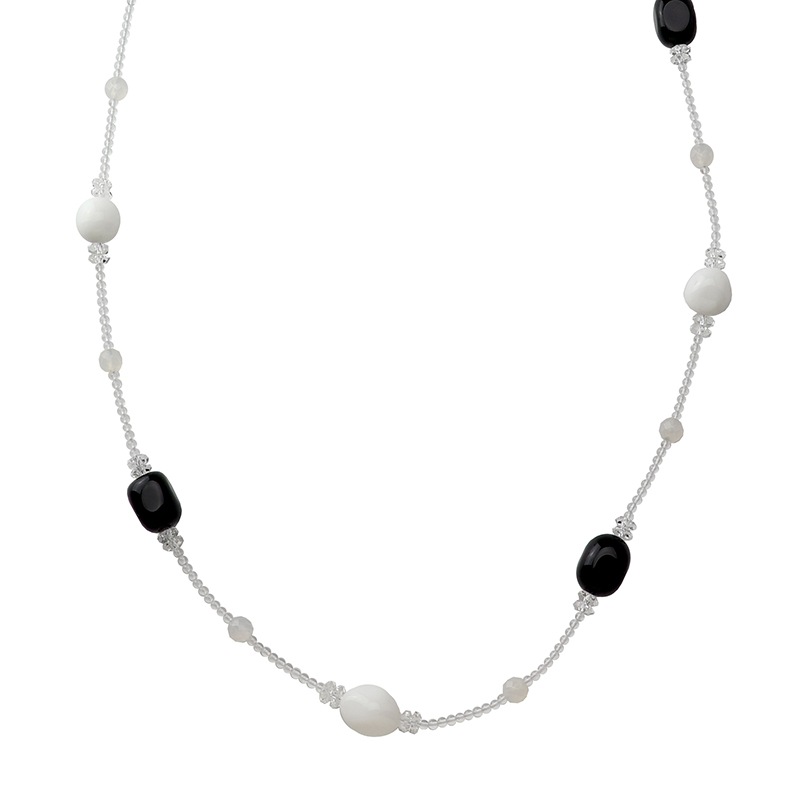 デザイン　ネックレス ロジュームカラー